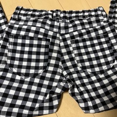 ブランシェス　チェック柄スキニー　120cmの画像