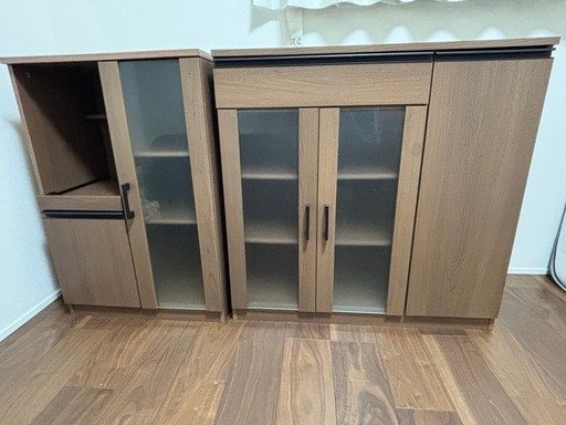 ニトリ 食器棚 キャビネットセット