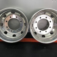 BS BRIDGESTONE タフブライト トラックホイール 19.5インチ 2本 6.75L8HPCD275+147 iso式 平面座 4軸低床　(SHZ001)の画像