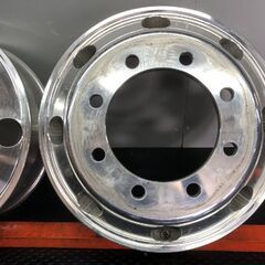 BS BRIDGESTONE タフブライト トラックホイール 19.5インチ 2本 6.75L8HPCD275+147 iso式 平面座 4軸低床　(SHZ001)の画像