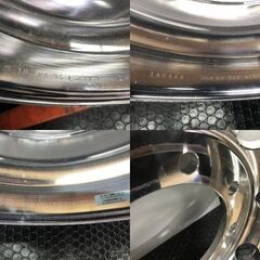 BS BRIDGESTONE タフブライト トラックホイール 19.5インチ 2本 6.75L8HPCD275+147 iso式 平面座 4軸低床　(SHZ003)の画像
