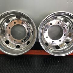 BS BRIDGESTONE タフブライト トラックホイール 19.5インチ 2本 6.75L8HPCD275+147 iso式 平面座 4軸低床　(SHZ003)の画像