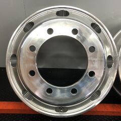 BS BRIDGESTONE タフブライト トラックホイール 19.5インチ 2本 6.75L8HPCD275+147 iso式 平面座 4軸低床　(SHZ005) の画像