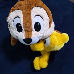 ディズニーぬいぐるみ　プルート＆チップの画像