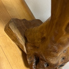 木のオブジェ　受け渡し予定決まりましたの画像