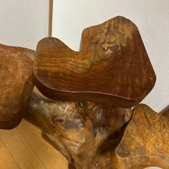 木のオブジェ　受け渡し予定決まりましたの画像