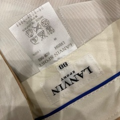 高級LANVIN🔴パンツLサイズの画像