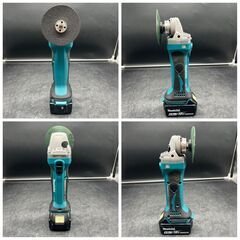 0588  makita マキタ 100mm充電式ディスクグラインダ 18V 電動工具 コードレス GA402D バッテリ付属 BL1860B 18V 6.0Ahの画像