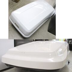 inno リッジトランク240 ホワイト BRW240 ルーフボックス ルーフキャリア 容量220L 札幌市北区屯田の画像
