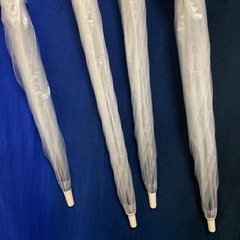 買って間もない　ビニール傘　４本の画像