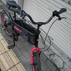 Snap-On[スナップオン]18/20吋 ミニベロ(小径車) 外装6段(ブラックＸレッド)の画像