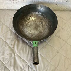 中華鍋 36cm 厨房 厨房機器 店舗 店舗用品 調理器具 キッチン用品 本格鍋 片手鍋 フライパン 鍋 調理鍋 ② A0743YGの画像