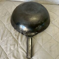 中華鍋 36cm 厨房 厨房機器 店舗 店舗用品 調理器具 キッチン用品 本格鍋 片手鍋 フライパン 鍋 調理鍋 ② A0743YGの画像