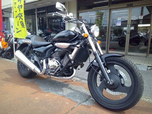 NO.5497　カワサキ　エリミネーター２５０Ｖ　水冷４サイクルＶツインエンジン　ＥＴＣ付き　ブラック☆彡