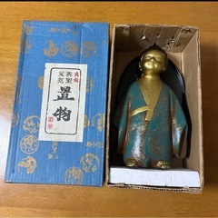 無我童子 像 オブジェ 置物の画像