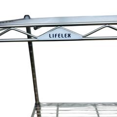 【レガストック川崎本店】メタルラック スチールラック ワイヤーラック 4段 57㎝×120㎝×33㎝の画像