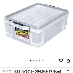 衣装ケース　コンテナの画像