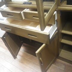 Karimoku カリモク 食器棚 キッチンボード 寸法(約)幅80cm、奥行51cm、高さ201cm 美品 老舗家具メーカー 【モノ市場東浦店】41の画像