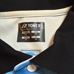 YONEX テニス ポロシャツ JP M ホワイト/ブルーの画像