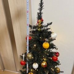 クリスマスツリー 140cm オーナメント付きの画像