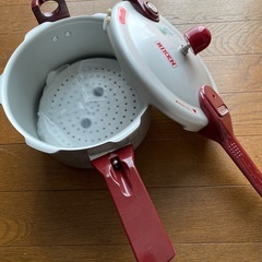 理研　圧力鍋　3.0L 未使用品の画像