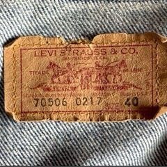 USA製 80s Levi's 70506-0217 ボタン打刻527の画像