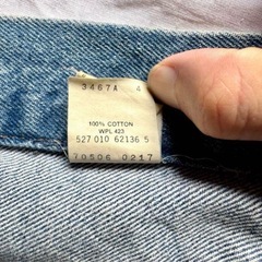 USA製 80s Levi's 70506-0217 ボタン打刻527の画像