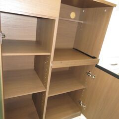 北海道 千歳市/恵庭市 近郊配送 ニトリ レンジ台 フォルムN キッチン家具 店頭でのお受渡し大歓迎の画像