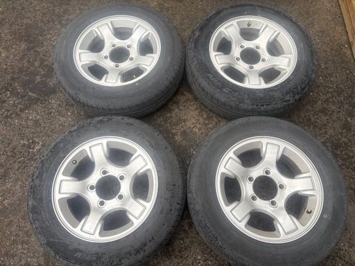 JB23ジムニー純正アルミと夏タイヤのセット