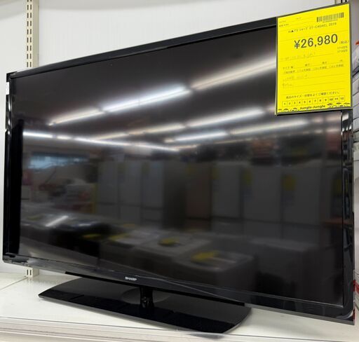 ✨️ジモティー割引✨️【ジャングルジャングル堺初芝店】　TV　シャープ　2T-C40AE1　2019　幅(W)926mm × 奥行(D)193mm ×  高さ(H)602mm　堺市（東区　西区　北区　南区　堺区　美原区）高石市　泉大津市　忠岡町　和泉市　松原市　大阪狭山市
