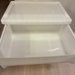 お値段以上ニトリの3段収納ケースの画像