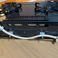 Paloma ガスコンロ 2バーナー グリル付きの画像