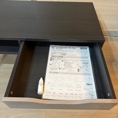 アイリスオーヤマ HIROBIROシリーズ ウッドセンターテーブル WCT-800 ブラック/アッシュグレー 一人暮らし テーブルの画像