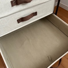 リネン好きな方向け収納チェストの画像