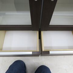 千歳市/恵庭市 近郊配送 ニトリ サイドボード レイジェス120 キッチン収納家具 店頭でのお受渡し大歓迎の画像