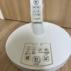 【ジャンク】 DCモーター搭載扇風機　リモコン付き　電源入りません の画像