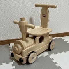 木製手押し車 兼 乗用足蹴り玩具の画像
