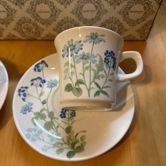 未使用　ノリタケ　ペアコーヒーカップ　ソーサー　クラフトーン
の画像