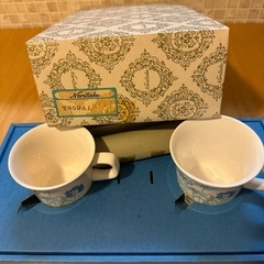未使用　ノリタケ　ペアコーヒーカップ　ソーサー　クラフトーン
の画像