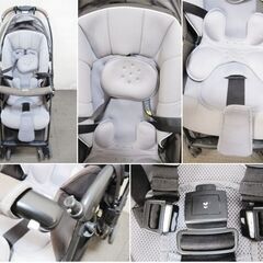 アップリカ　A型ベビーカー　LUXUNA　CSN　6BP399XBLJ　両対面式　2021年製　ラクーナ　Aprica　生後1ヶ月～36ヶ月　リクライニング　119ZSの画像