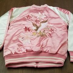 ★Anjereta子供キルティングジャンパ-140★USED★の画像