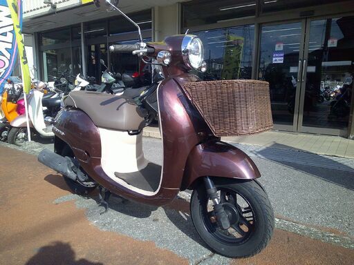 NO.5508　ホンダ　ジョルノ　４サイクルエンジン　フューエルインジェクション車　前カゴ付き　ブラウンメタリック