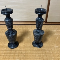 電気ローソク、ローソク立ての画像