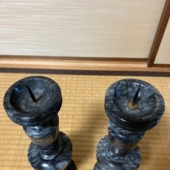 電気ローソク、ローソク立ての画像