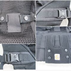 ergobaby ADAPT　ベビーキャリア（3ポジション）オニキスブラック　抱っこ紐 エルゴベビー　取扱説明書付　対面・腰抱き・おんぶ　120ZSの画像