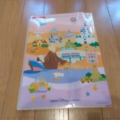 ディズニーリゾート　ダブルクリアファイル　ナショナルの画像