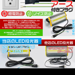 新品未使用品led投光器　防水31600LM 3mコード付 EMC対応 IP67の画像