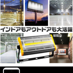 新品未使用品led投光器　防水31600LM 3mコード付 EMC対応 IP67の画像