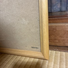 FUJICOLOR 木製額縁 YM-3 木地 木製フレーム 大きめの額縁の画像