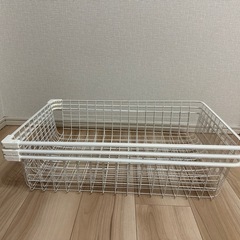【お譲り先決定】IKEA アルゴード　ワイヤーバスケットの画像